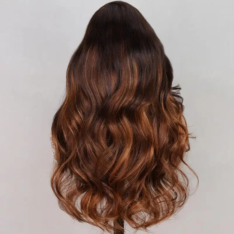 6x5 Glueless Wig - Chestnut Brown Ombre