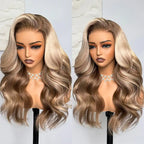 6x5 Loose Body Wavy Glueless Wig - Ash Blonde Ombre
