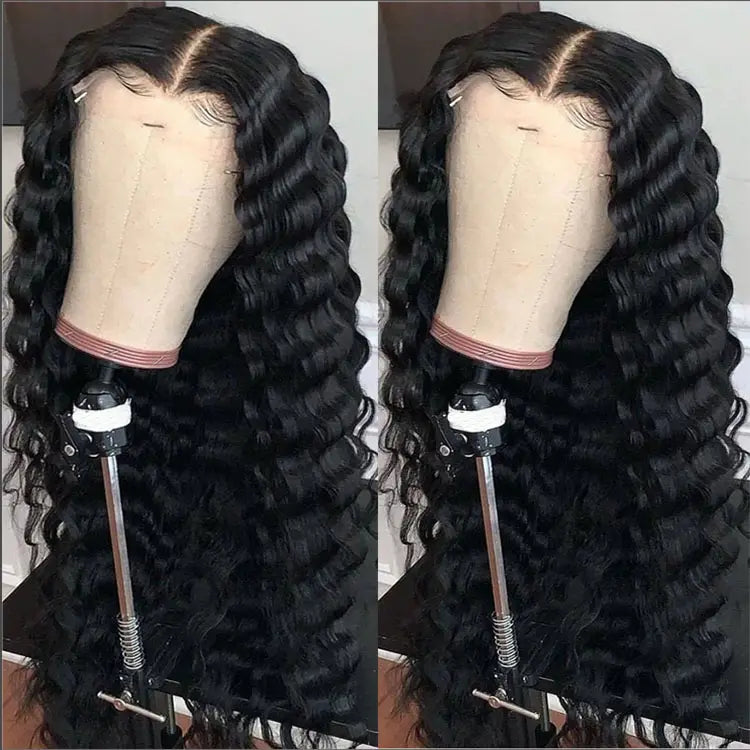 13x4 Luxury Lace Front Wig- Deep Wave