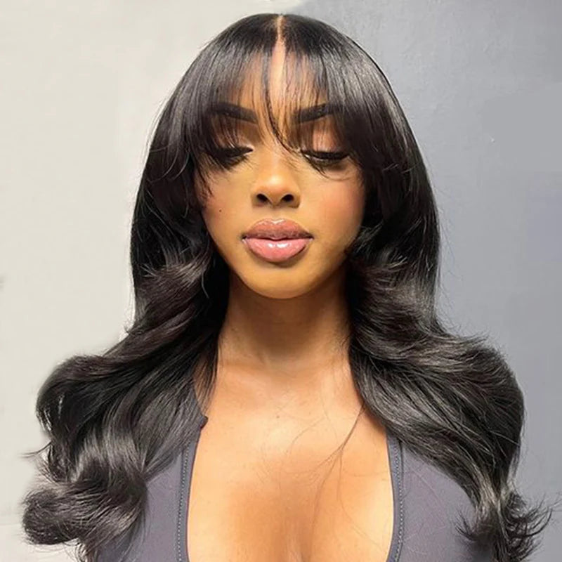 6x5 Glueless Wig with Bangs